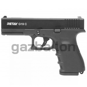 СХП Охолощенный пистолет Retay G19C Glock, кал. 9 мм