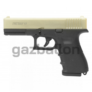 СХП Охолощенный пистолет Retay 17 Glock, кал. 9 мм, сатин