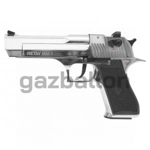 СХП Охолощенный пистолет Retay Eagle X Desert Eagle, кал. 9 мм, никель